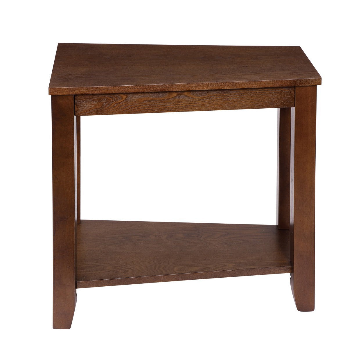 CHAIRSIDE TABLE, WEDGE, ESPRESSO 4728ES