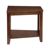 CHAIRSIDE TABLE, WEDGE, ESPRESSO 4728ES