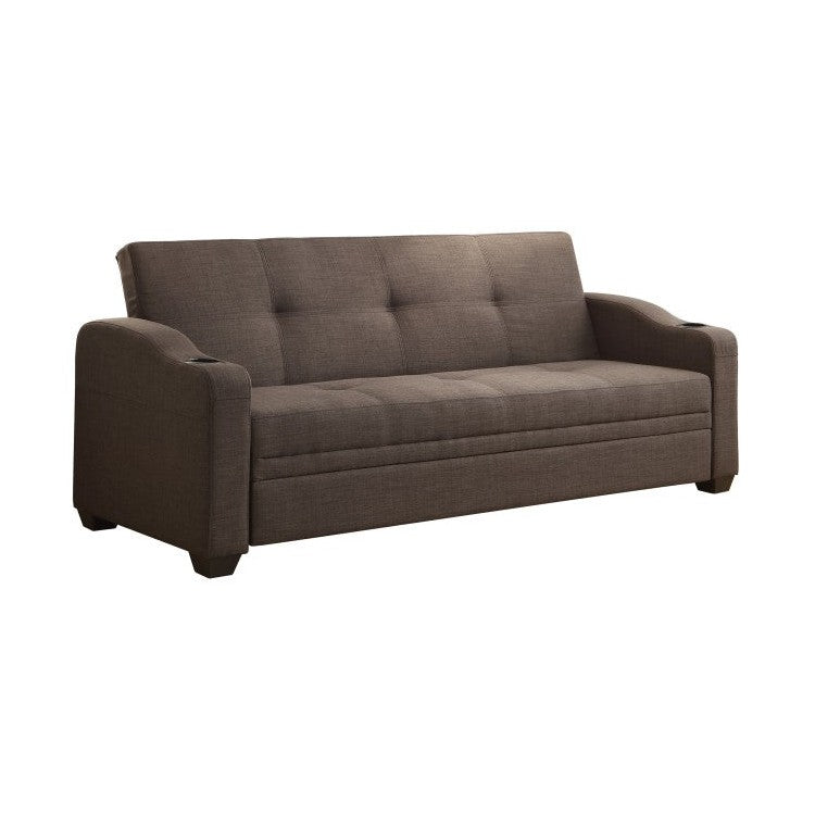 (2) ELEGANT LOUNGER, GREY FABRIC 4829LN*