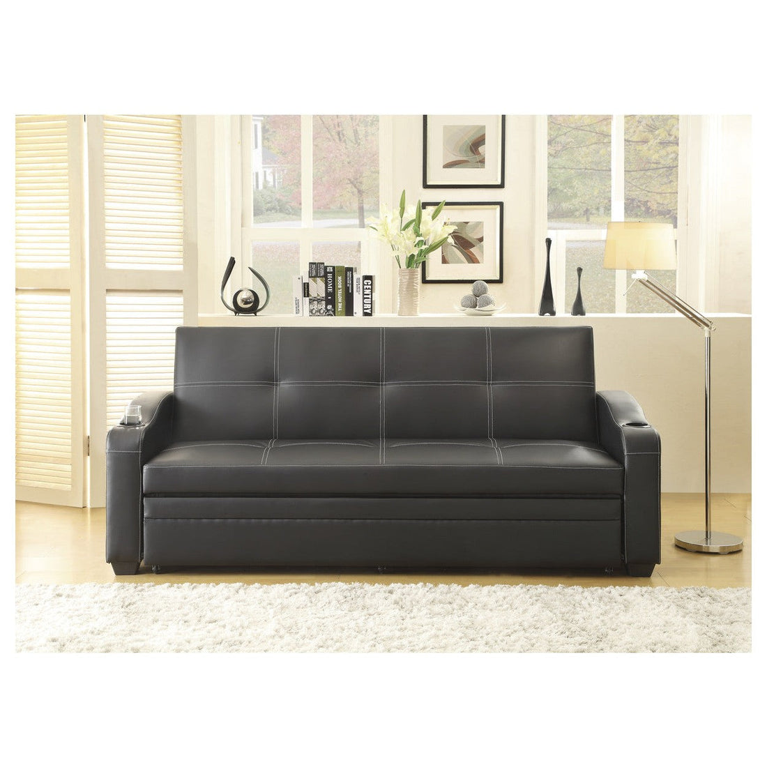 (2) ELEGANT LOUNGER W/PULL-UP TRUNDLE 4838*