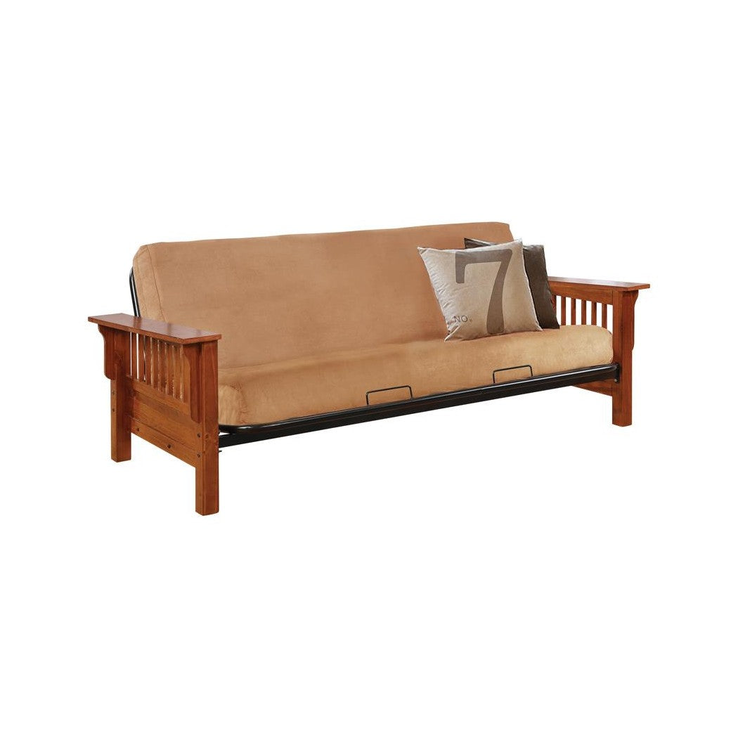 Toulouse Futon Frame with Slat Detail Oak 4844