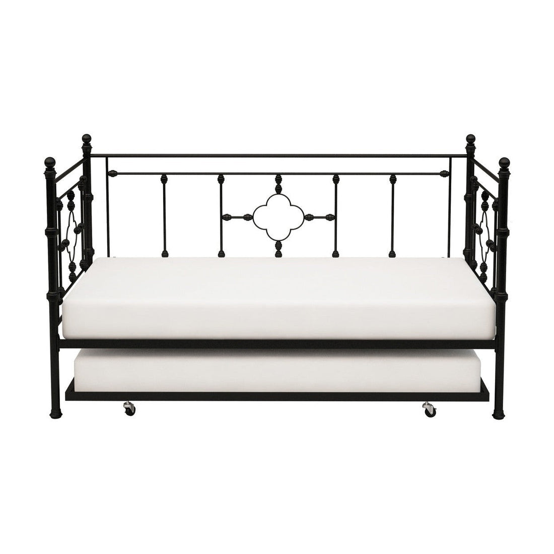 DAYBED W/TRUNDLE, BLK 4968BK-NT