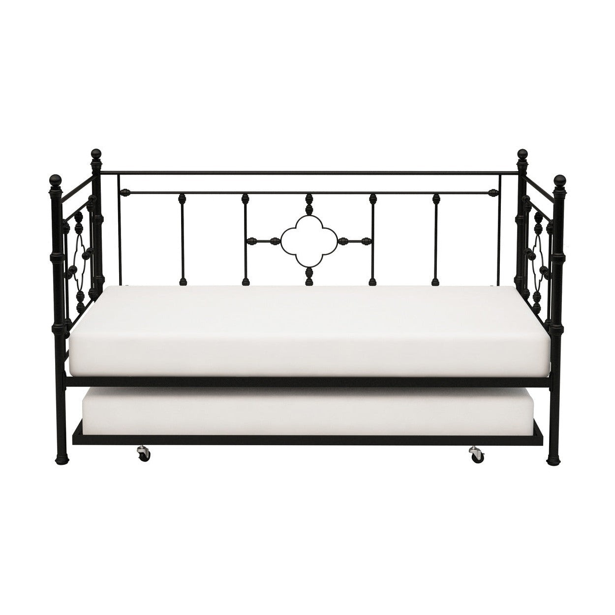 DAYBED W/TRUNDLE, BLK 4968BK-NT