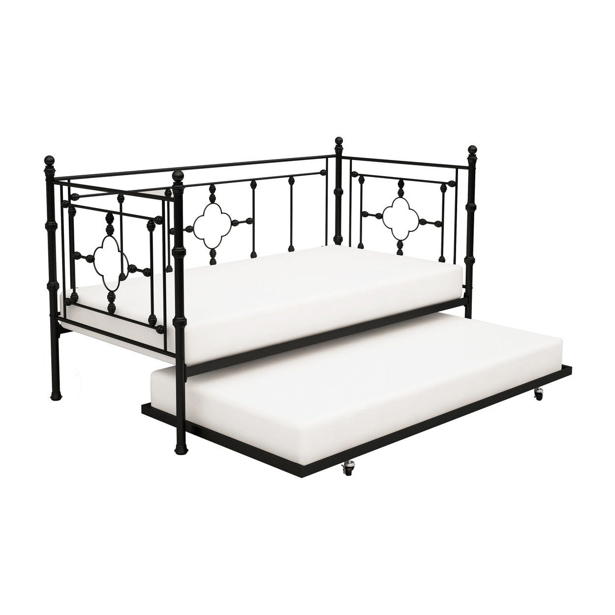 DAYBED W/TRUNDLE, BLK 4968BK-NT