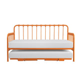 DAYBED W/ADJ HGHT TRUNDLE, ORANGE 4983RN-NT
