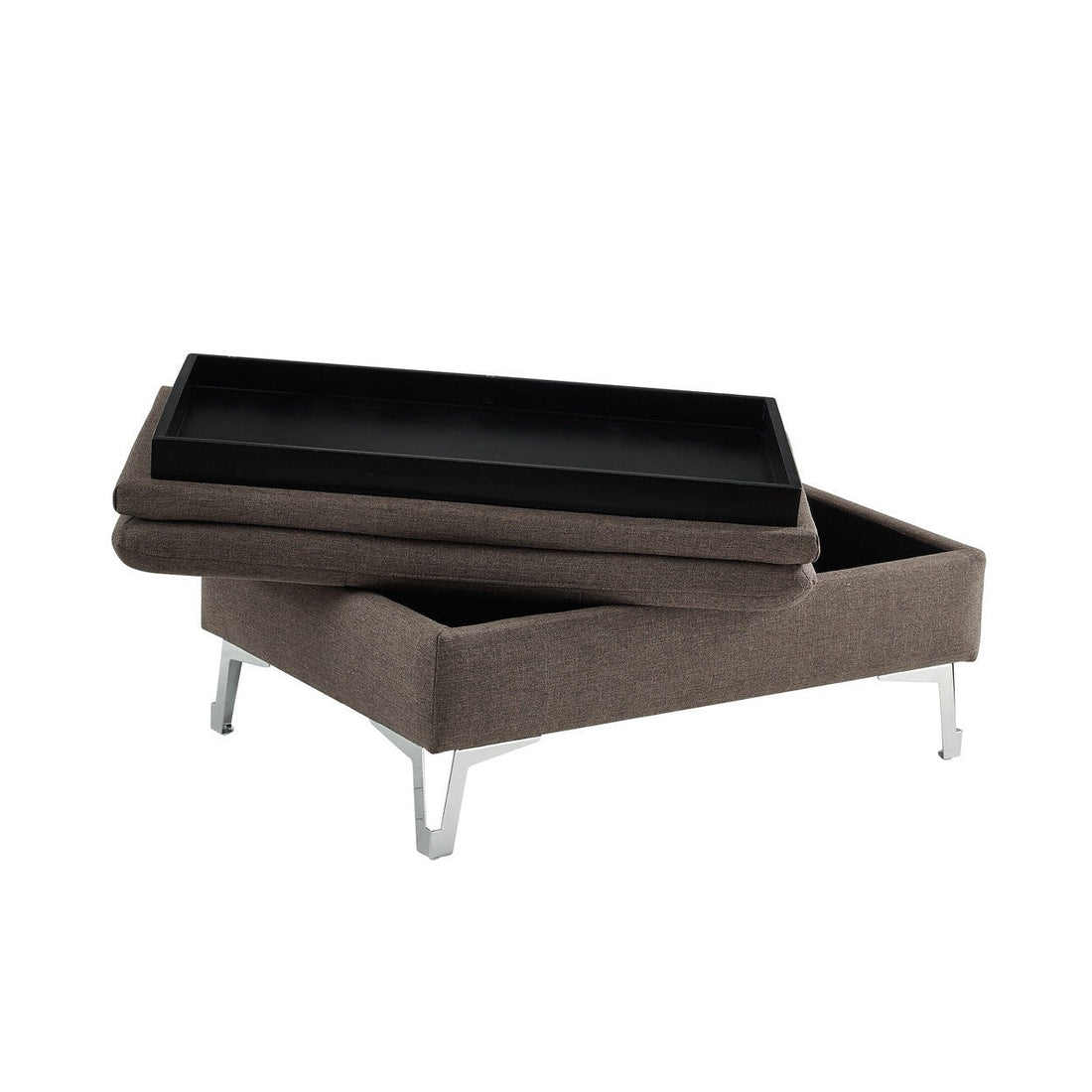 OTTOMAN, CHOCOLATE 4WC-8764CH-4