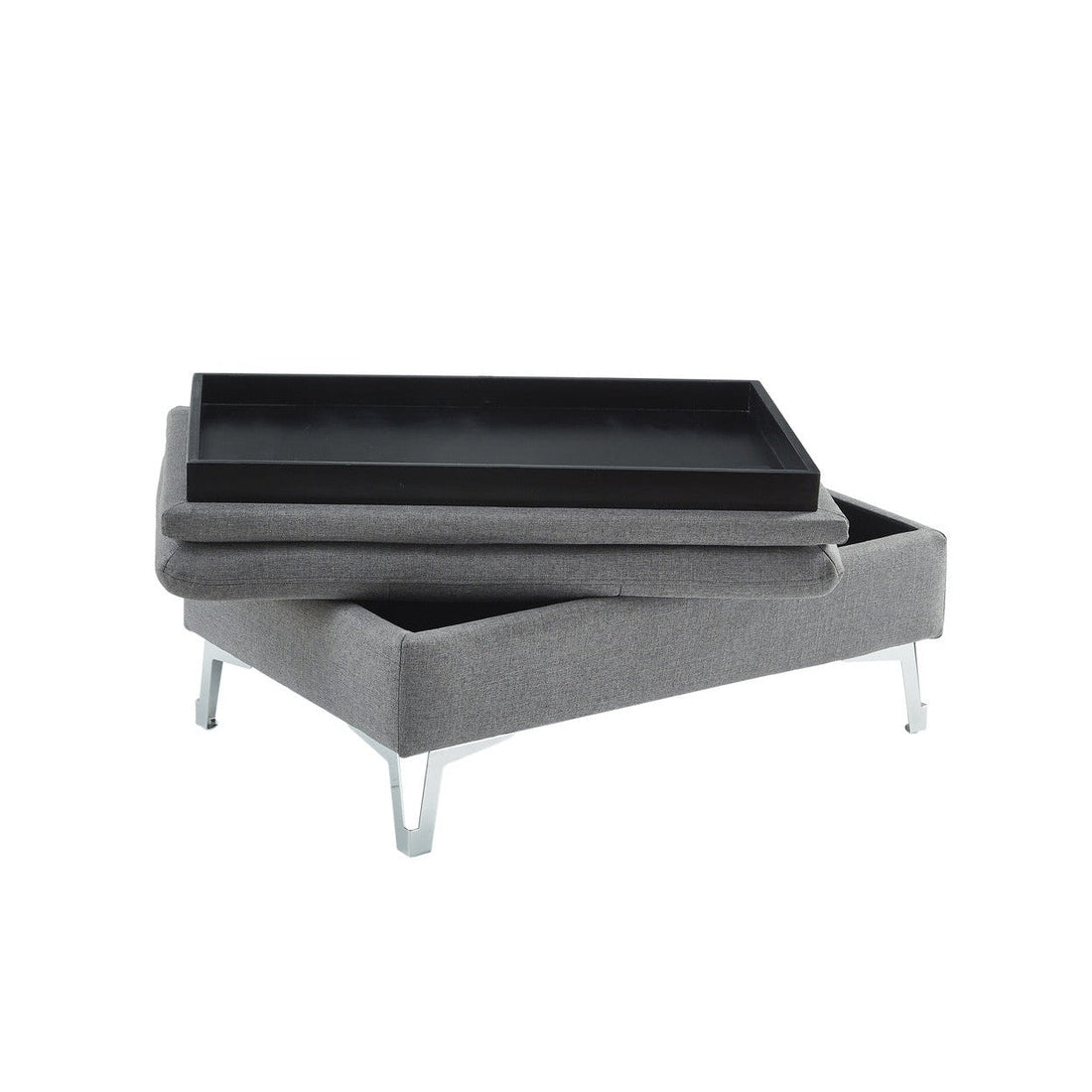 OTTOMAN, GRAY 4WC-8764GY-4