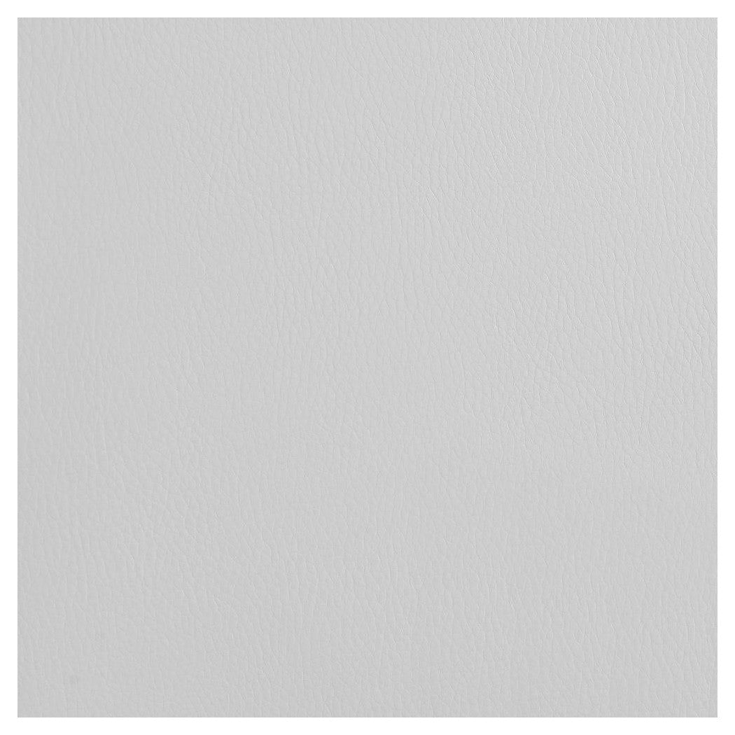 Bowman Round Upholstered Ottoman White 500554
