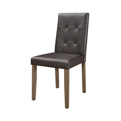 BROWN DINING SIDE CHAIR 5039BRS