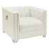 Chaviano Tufted Upholstered Chair Pearl White 505393