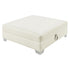 Chaviano Upholstered Ottoman Pearl White 505394