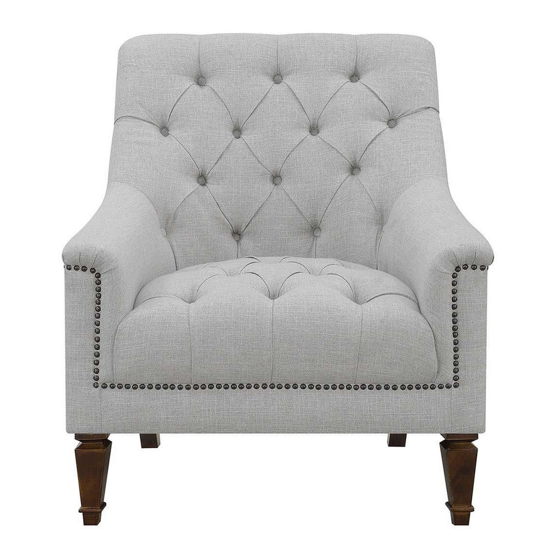 Avonlea Sloped Arm Upholstered Chair Grey 505643