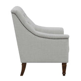 Avonlea Sloped Arm Upholstered Chair Grey 505643