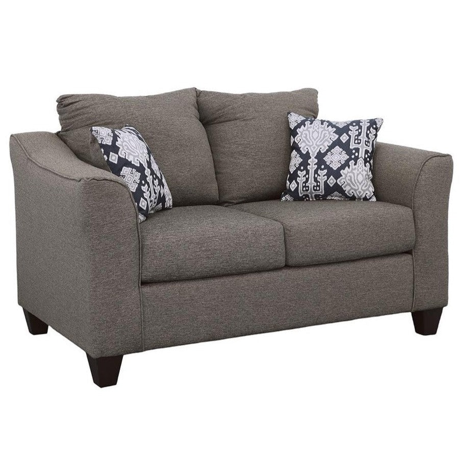 Salizar Flared Arm Loveseat Grey 506022