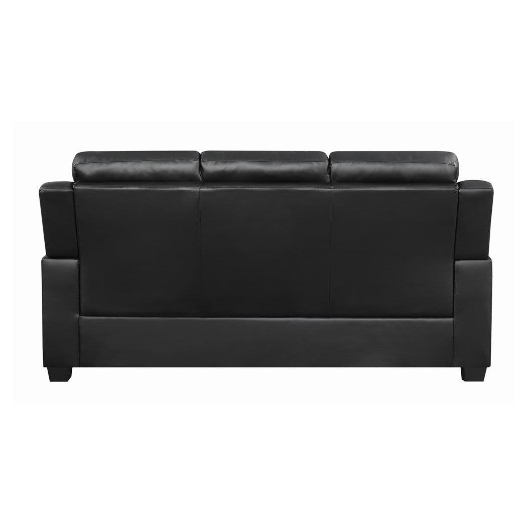 Finley Tufted Upholstered Sofa Black 506551