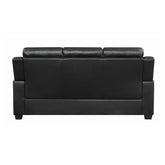 Finley Tufted Upholstered Sofa Black 506551