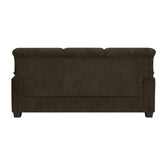 Clemintine Upholstered Sofa with Nailhead Trim Brown 506571