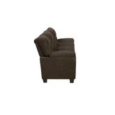 Clemintine Upholstered Sofa with Nailhead Trim Brown 506571