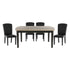 5pc set (TABLE + 4 SIDE CHAIRS) 5070-64*5