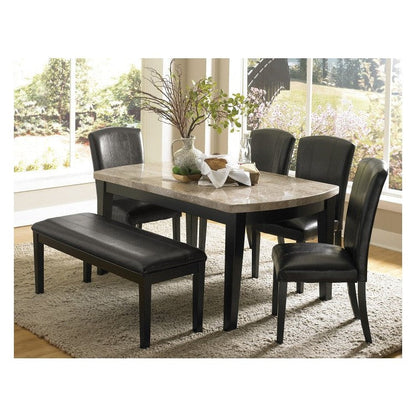 DINING TABLE, MARBLE TOP 5070-64