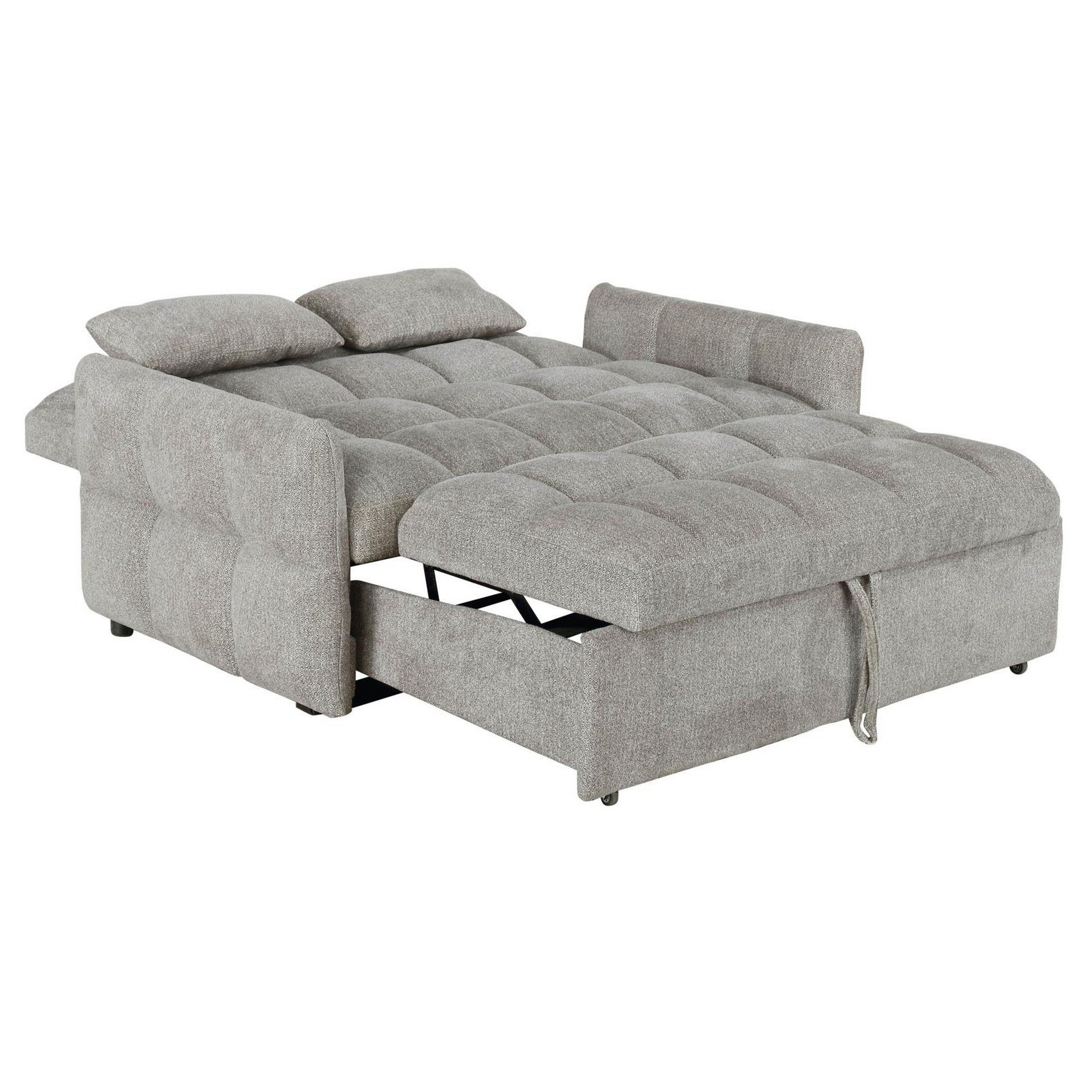 Cotswold Tufted Cushion Sleeper Sofa Bed Beige 508307