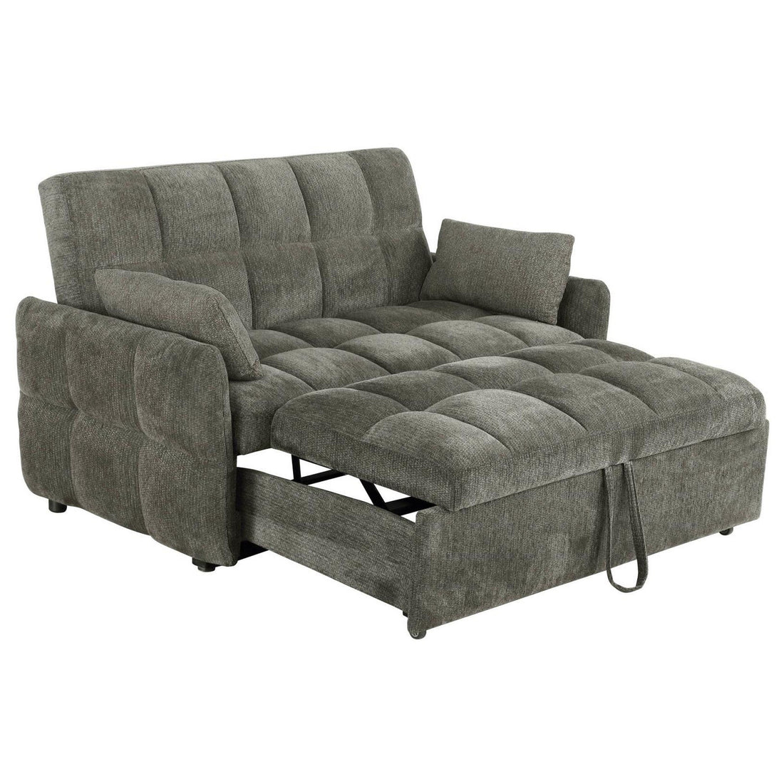 Cotswold Tufted Cushion Sleeper Sofa Bed Brown 508308