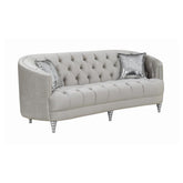 Avonlea Sloped Arm Tufted Sofa Grey 508461