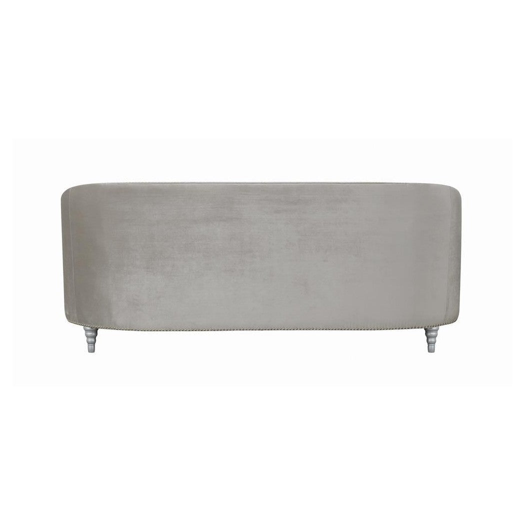 Avonlea Sloped Arm Tufted Sofa Grey 508461