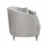 Avonlea Sloped Arm Tufted Sofa Grey 508461