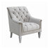 Avonlea Sloped Arm Tufted Chair Grey 508463