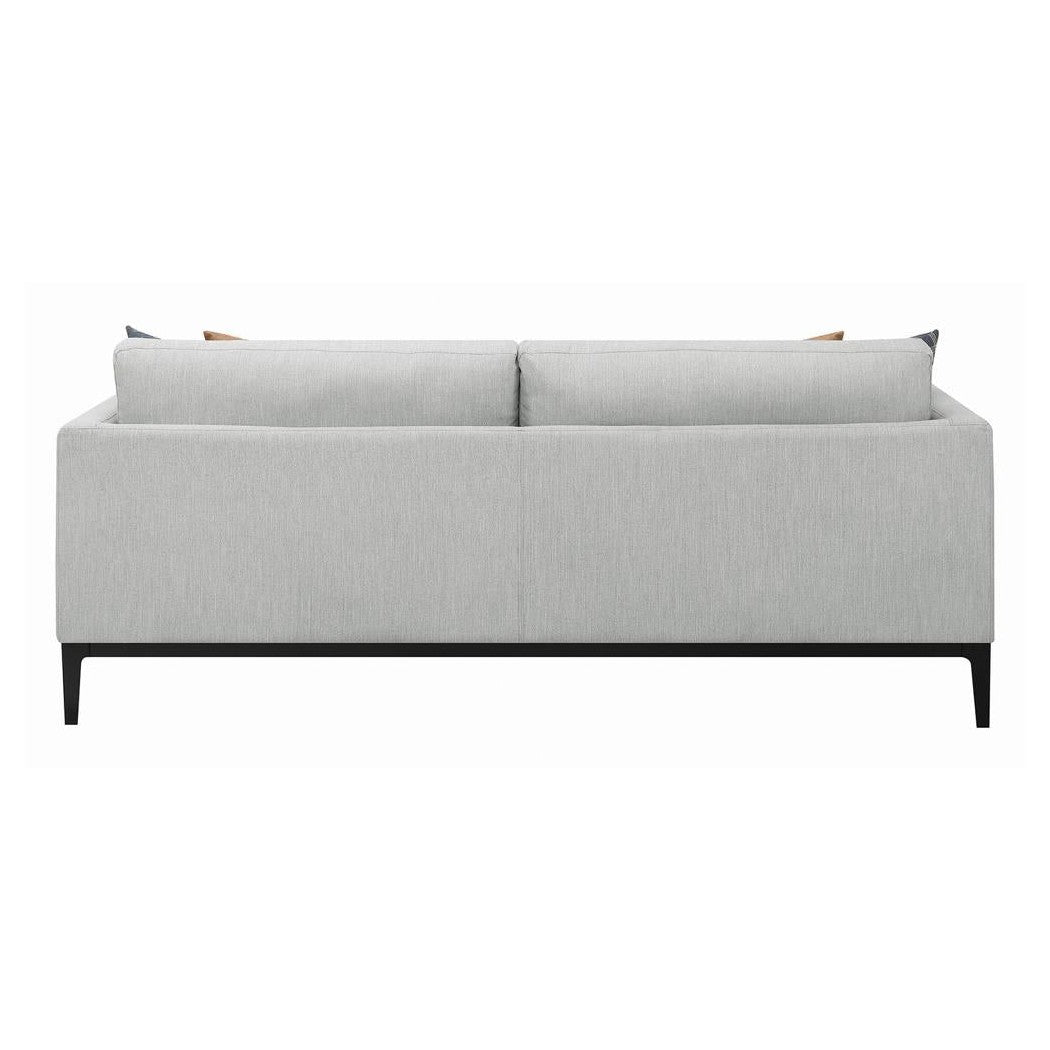 Apperson Cushioned Back Sofa Light Grey 508681