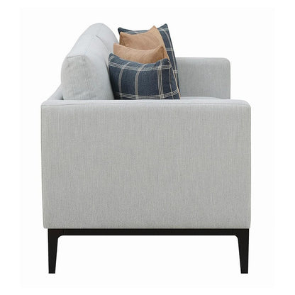 Apperson Cushioned Back Sofa Light Grey 508681