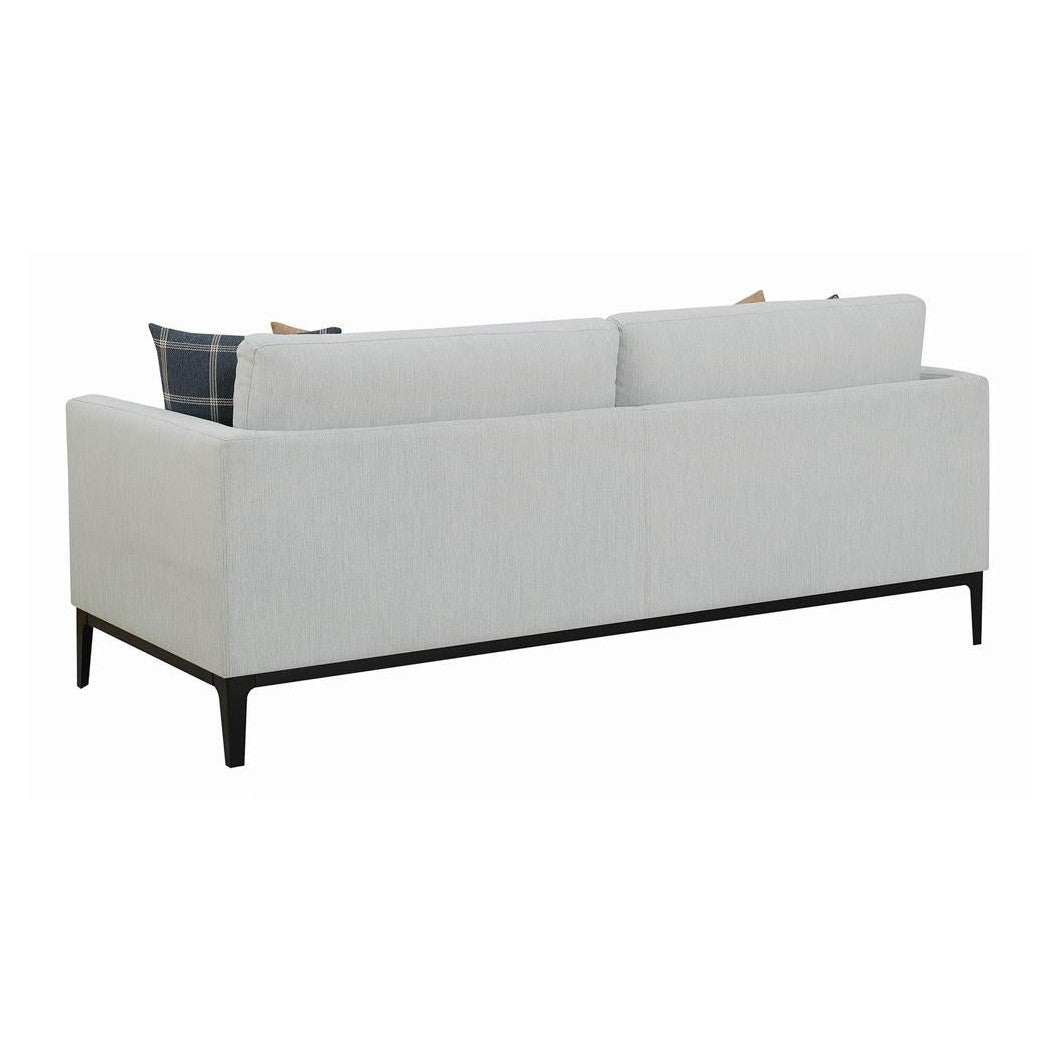 Apperson Cushioned Back Sofa Light Grey 508681