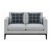 Apperson Cushioned Back Loveseat Light Grey 508682