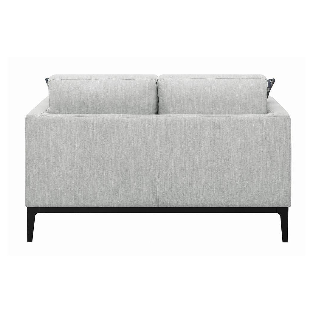 Apperson Cushioned Back Loveseat Light Grey 508682