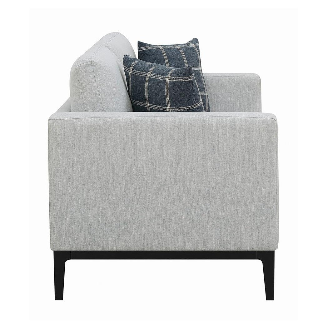 Apperson Cushioned Back Loveseat Light Grey 508682