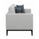 Apperson Cushioned Back Loveseat Light Grey 508682