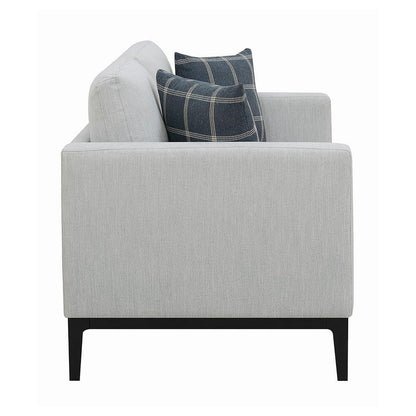 Apperson Cushioned Back Loveseat Light Grey 508682
