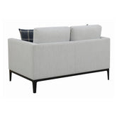 Apperson Cushioned Back Loveseat Light Grey 508682