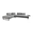 Arden 2-piece Adjustable Back Sectional Taupe 508888
