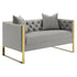 Eastbrook Tufted Back Loveseat Grey 509112