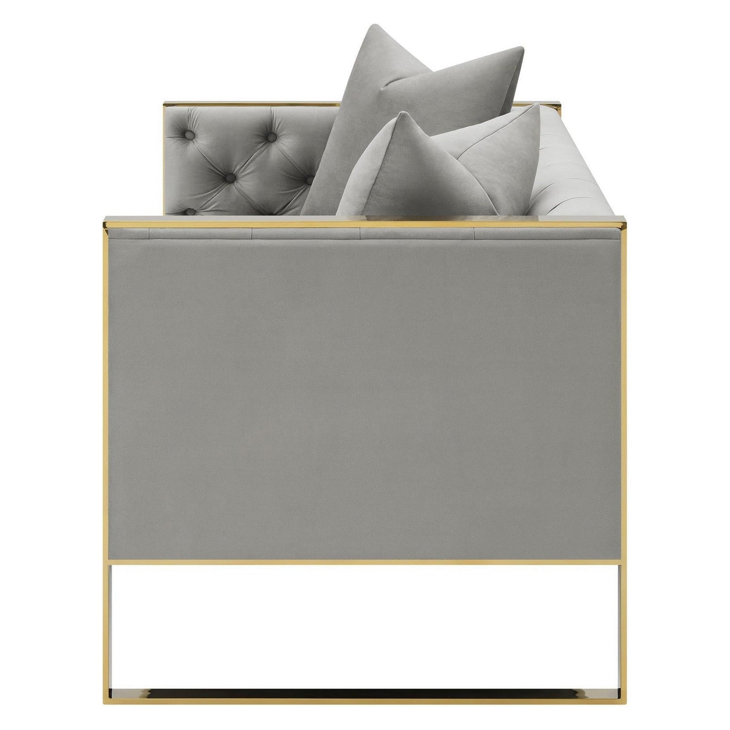 Eastbrook Tufted Back Loveseat Grey 509112