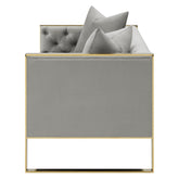 Eastbrook Tufted Back Loveseat Grey 509112