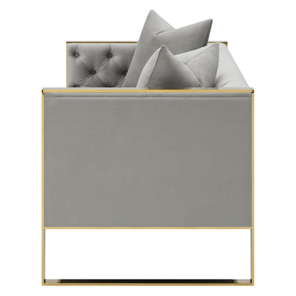 Eastbrook Tufted Back Loveseat Grey 509112