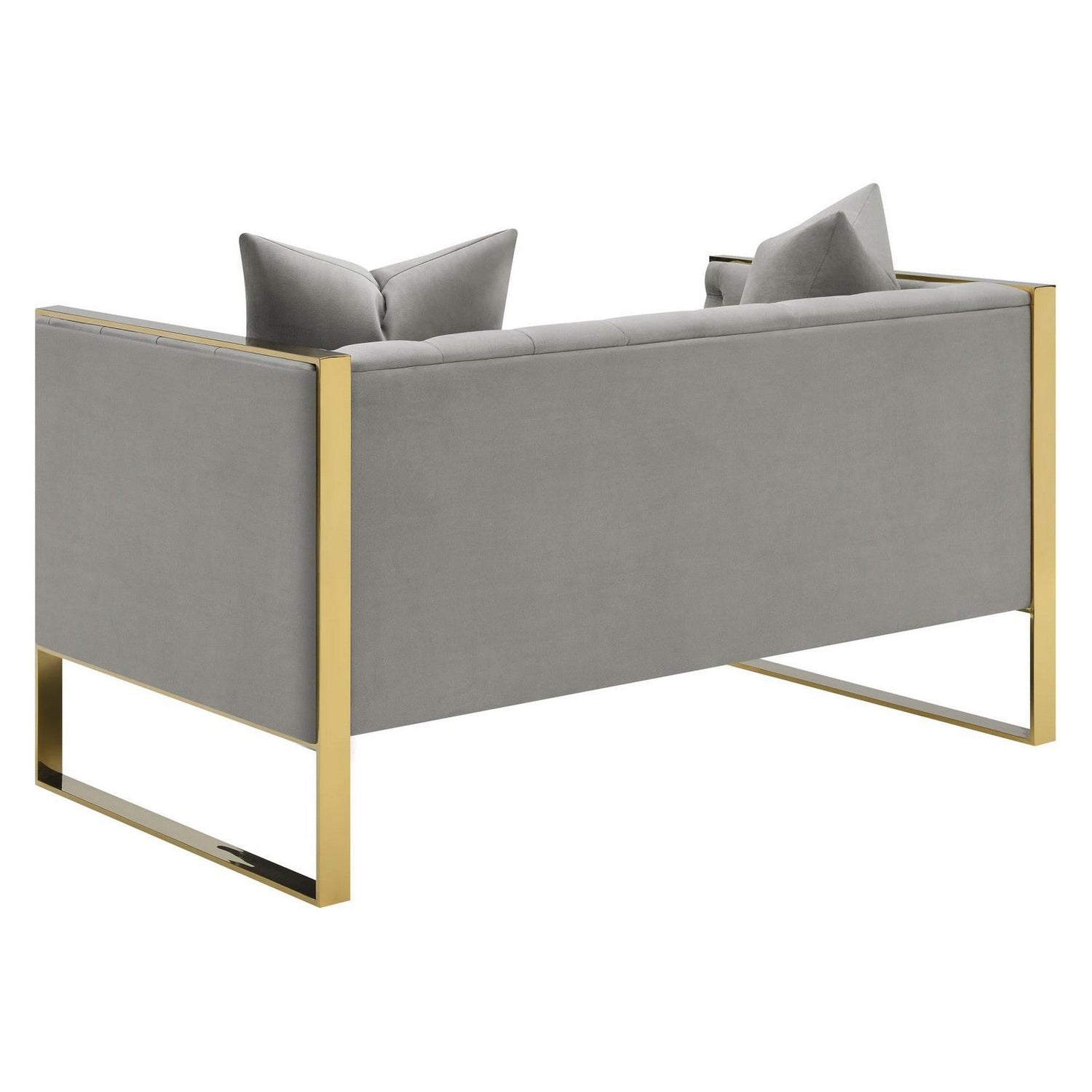 Eastbrook Tufted Back Loveseat Grey 509112