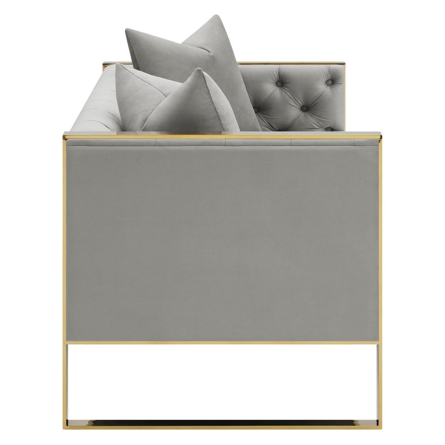 Eastbrook Tufted Back Loveseat Grey 509112