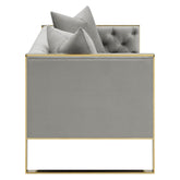 Eastbrook Tufted Back Loveseat Grey 509112