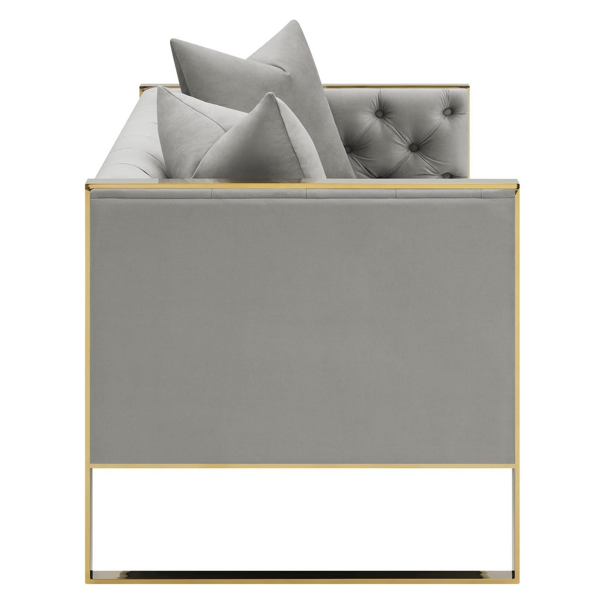 Eastbrook Tufted Back Loveseat Grey 509112