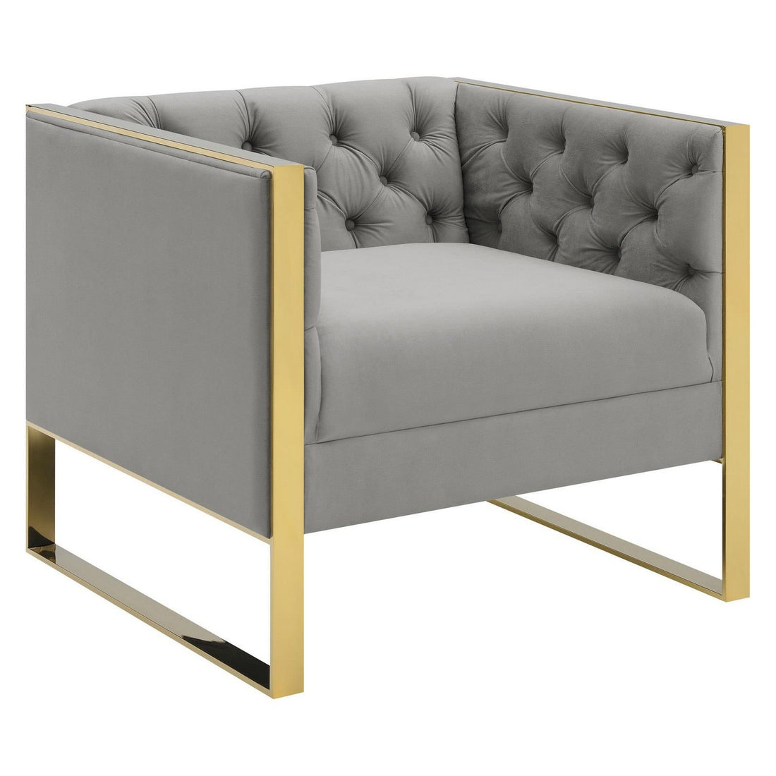 Eastbrook Tufted Back Chair Grey 509113