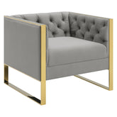 Eastbrook Tufted Back Chair Grey 509113
